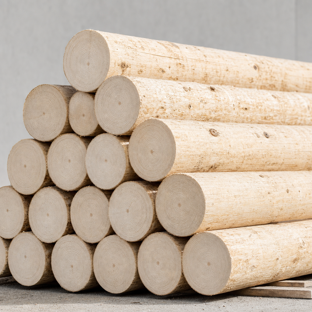 Spruce Logs supplied by Dalifora